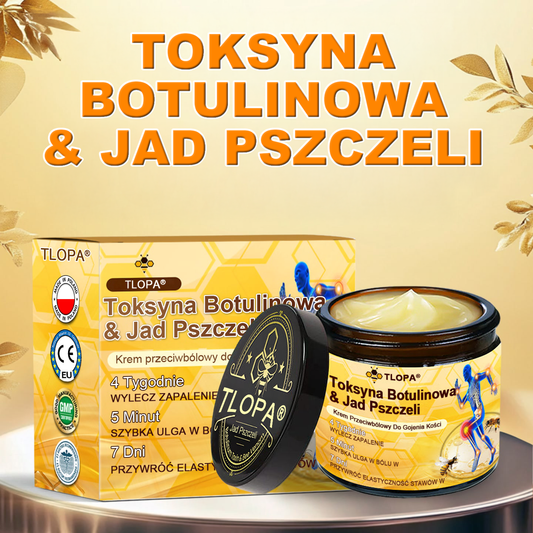 🦴TLOPA® Toksyna botulinowa i jad pszczeli Krem przeciwbólowy do gojenia kości🔥🔥🔥🔥🔥🔥