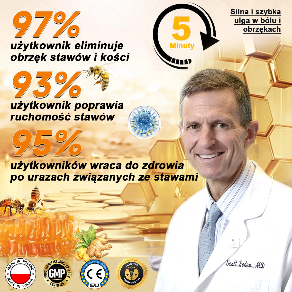 🦴TLOPA® Toksyna botulinowa i jad pszczeli Krem przeciwbólowy do gojenia kości🔥🔥🔥🔥🔥🔥