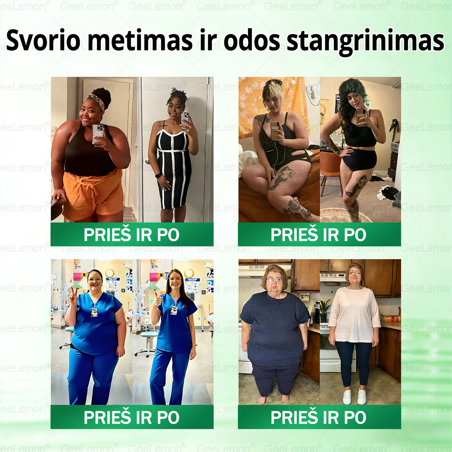 🇱🇹 Rekomenduojama šalies specialistų · 👩‍⚕️ Oficiali atstovybė Lietuvoje |👩‍⚕️ 𝐆𝐞𝑒𝐿𝑒𝐦𝐨𝐧® 𝐆𝐥𝐮𝐦𝐚𝐬𝐞𝐭𝐢𝐝𝐞 8 viename Liekninantis ir sveikatinantis nano pleistras su mikroadatomis 🇱🇹 (Tik kartą per dieną, matomi pokyčiai jau per 7 dienas) ✅