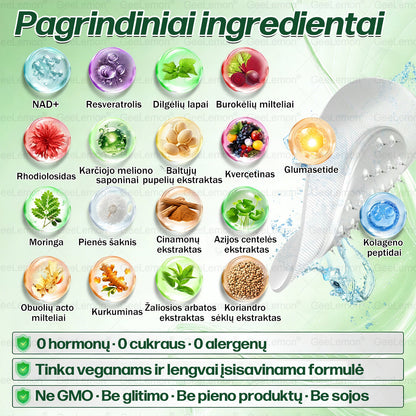 🇱🇹 Rekomenduojama šalies specialistų · 👩‍⚕️ Oficiali atstovybė Lietuvoje |👩‍⚕️ 𝐆𝐞𝑒𝐿𝑒𝐦𝐨𝐧® 𝐆𝐥𝐮𝐦𝐚𝐬𝐞𝐭𝐢𝐝𝐞 8 viename Liekninantis ir sveikatinantis nano pleistras su mikroadatomis 🇱🇹 (Tik kartą per dieną, matomi pokyčiai jau per 7 dienas) ✅