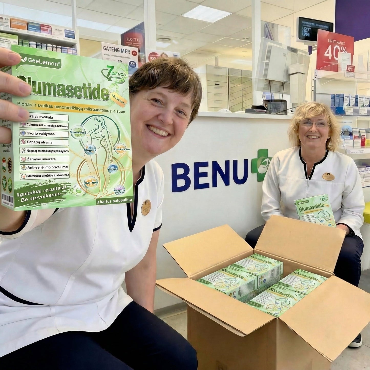🇱🇹 Rekomenduojama šalies specialistų · 👩‍⚕️ Oficiali atstovybė Lietuvoje |👩‍⚕️ 𝐆𝐞𝑒𝐿𝑒𝐦𝐨𝐧® 𝐆𝐥𝐮𝐦𝐚𝐬𝐞𝐭𝐢𝐝𝐞 8 viename Liekninantis ir sveikatinantis nano pleistras su mikroadatomis 🇱🇹 (Tik kartą per dieną, matomi pokyčiai jau per 7 dienas) ✅